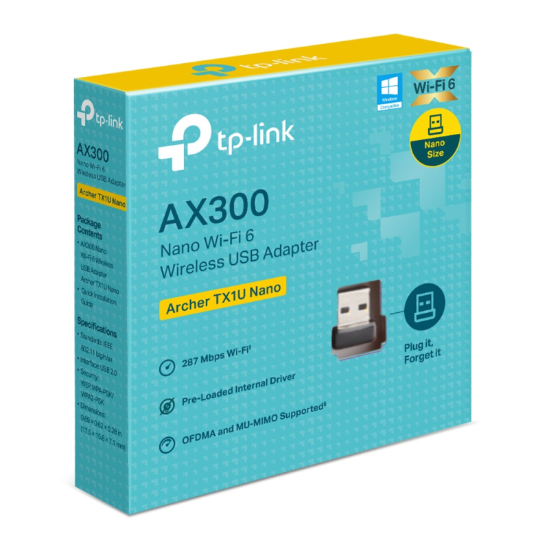 ADAPTADOR USB TP LINK ARCHER TX1U NANO WIFI 6 image 5